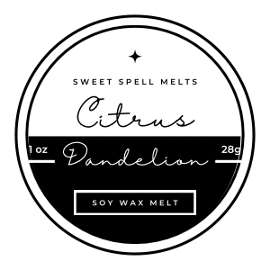 Citrus Dandelion Wax Melt 1oz