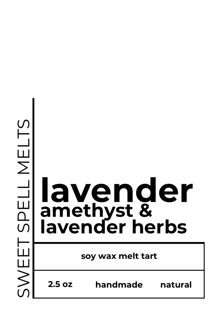 Lavender Amethyst Wax Melt 2.5oz